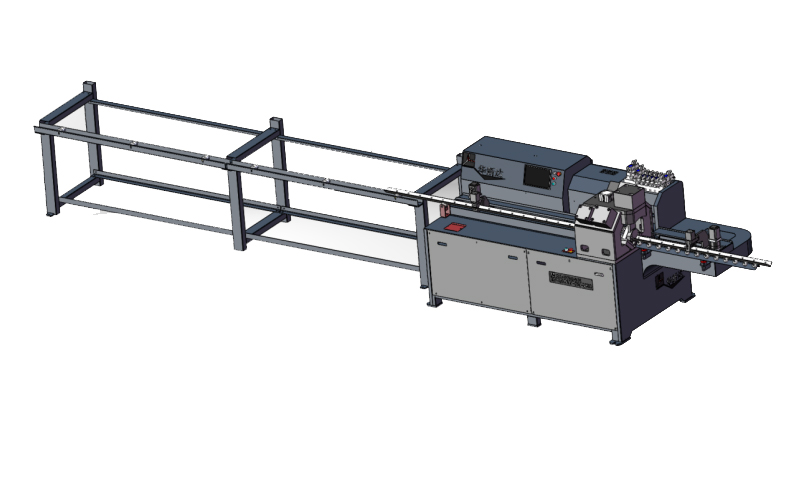 双伺服高速角铁法兰冲孔机